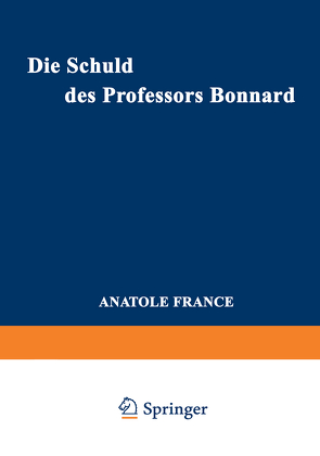 Die Schuld des Professors Bonnard von FRANCE