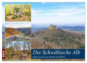 Die Schwäbische Alb – Impressionen aus Herbst und Winter (Wandkalender 2024 DIN A2 quer), CALVENDO Monatskalender von Stoll,  Sascha