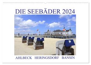 Die Seebäder 2024 (Wandkalender 2024 DIN A2 quer), CALVENDO Monatskalender von Fuchs,  Susanne