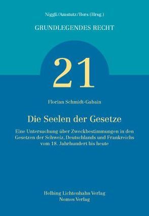 Die Seelen der Gesetze von Schmidt-Gabain,  Florian