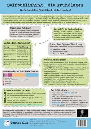 Die Selfpublishing-Tafel von Matting,  Matthias