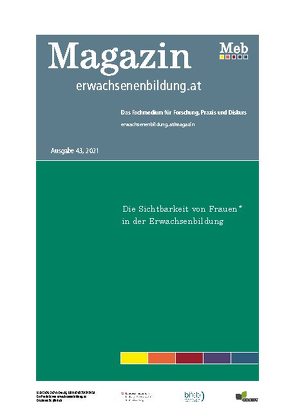 Die Sichtbarkeit der Frauen* in der Erwachsenenbildung von Niederkofler,  Heidi, Vater,  Stefan