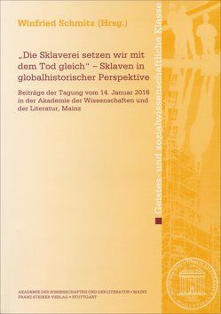 „Die Sklaverei setzen wir mit dem Tod gleich“ – Sklaven in globalhistorischer Perspektive von Schmitz,  Winfried