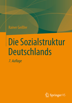 Die Sozialstruktur Deutschlands von Geissler,  Rainer