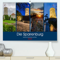 Die Sparrenburg. Bielefelds Wahrzeichen porträtiert. (Premium, hochwertiger DIN A2 Wandkalender 2020, Kunstdruck in Hochglanz) von Dumcke,  Rico