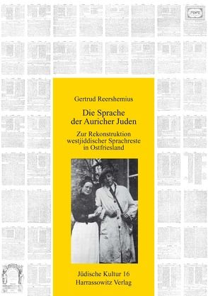 Die Sprache der Auricher Juden von Reershemius,  Gertrud