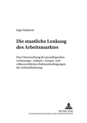 Die staatliche Lenkung des Arbeitsmarktes von Palsherm,  Ingo