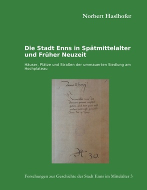 Die Stadt Enns in Spätmittelalter und Früher Neuzeit von Haslhofer,  Norbert