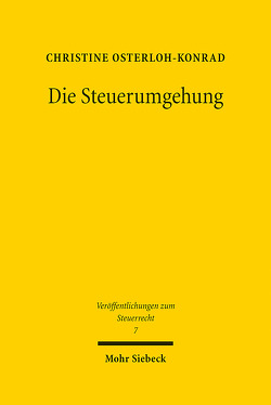 Die Steuerumgehung von Osterloh-Konrad,  Christine