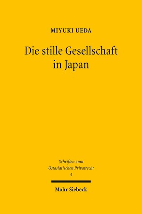 Die stille Gesellschaft in Japan von Ueda,  Miyuki