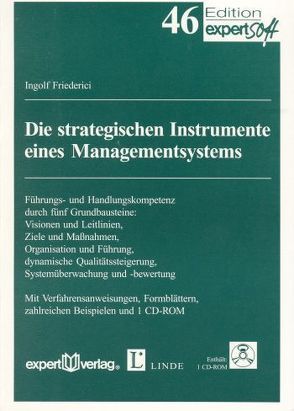 Die strategischen Instrumente eines Managementsystems von Friederici,  Ingolf