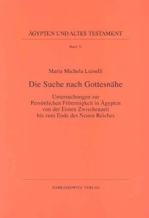 Die Suche nach Gottesnähe von Luiselli,  Maria M