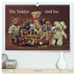 Die Teddys sind los (hochwertiger Premium Wandkalender 2024 DIN A2 quer), Kunstdruck in Hochglanz von Eckerlin,  Claus