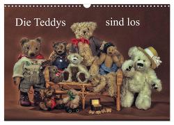 Die Teddys sind los (Wandkalender 2024 DIN A3 quer), CALVENDO Monatskalender von Eckerlin,  Claus