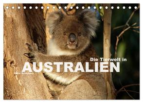 Die Tierwelt in Australien (Tischkalender 2024 DIN A5 quer), CALVENDO Monatskalender von Schickert,  Peter