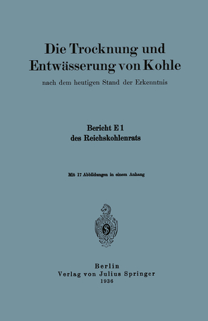 Die Trocknung und Entwässerung von Kohle