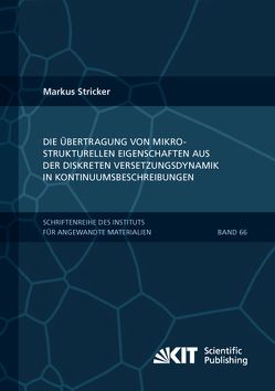 Die Übertragung von mikrostrukturellen Eigenschaften aus der diskreten Versetzungsdynamik in Kontinuumsbeschreibungen von Stricker,  Markus