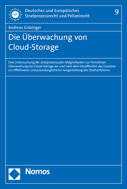 Die Überwachung von Cloud-Storage von Grözinger,  Andreas