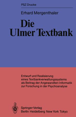 Die Ulmer Textbank von Mergenthaler,  Erhard