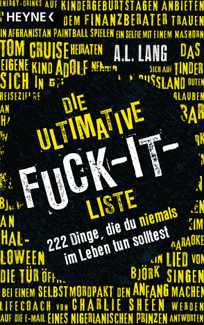 Die ultimative Fuck-it-Liste von Lang,  A.L., Schmalen,  Elisabeth