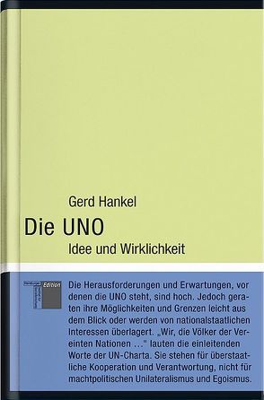 Die UNO von Hankel,  Gerd