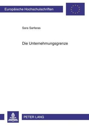 Die Unternehmungsgrenze von Sarfaras,  Sara