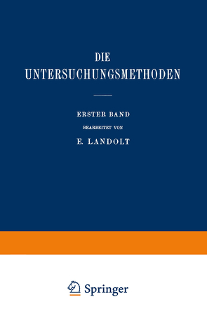 Die Untersuchungsmethoden von Landolt,  Edmont