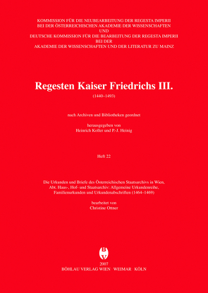 Die Urkunden und Briefe des Österreichischen Staatsarchivs in Wien von Ottner-Diesenberger,  Christine