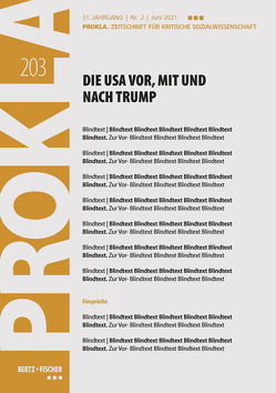 Die USA vor, mit und nach Trump von Prokla 203