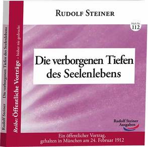 Die verborgenen Tiefen des Seelenlebens von Steiner,  Rudolf