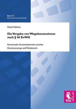 Die Vergabe von Wegekonzessionen nach § 46 EnWG von Dehenn,  Daniel