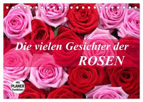 Die vielen Gesichter der Rosen (Tischkalender 2024 DIN A5 quer), CALVENDO Monatskalender von Kruse,  Gisela