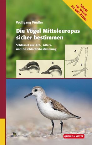 Die Vögel Mitteleuropas sicher bestimmen von Fiedler,  Wolfgang