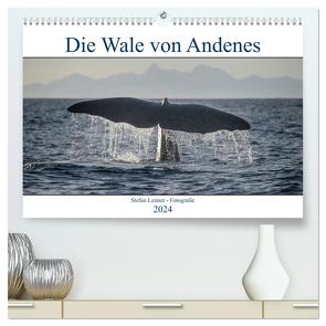 Die Wale von Andenes (hochwertiger Premium Wandkalender 2024 DIN A2 quer), Kunstdruck in Hochglanz von Leimer,  Stefan