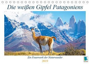 Die weißen Gipfel Patagoniens (Tischkalender 2019 DIN A5 quer) von CALVENDO