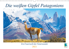 Die weißen Gipfel Patagoniens (Wandkalender 2021 DIN A3 quer) von CALVENDO