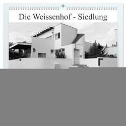 Die Weissenhof – Siedlung (hochwertiger Premium Wandkalender 2024 DIN A2 quer), Kunstdruck in Hochglanz von Eisold,  Hanns-Peter