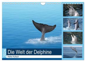 Die Welt der Delphine (Wandkalender 2024 DIN A4 quer), CALVENDO Monatskalender von Hultsch,  Heike