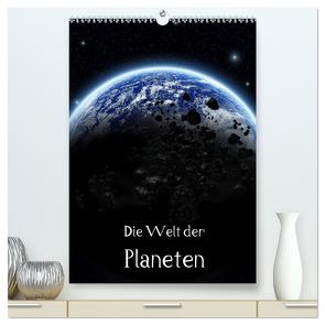 Die Welt der Planeten (hochwertiger Premium Wandkalender 2024 DIN A2 hoch), Kunstdruck in Hochglanz von Gatterwe,  Simone