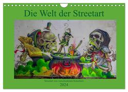 Die Welt der Streetart (Wandkalender 2024 DIN A4 quer), CALVENDO Monatskalender von van Dutch,  Tom