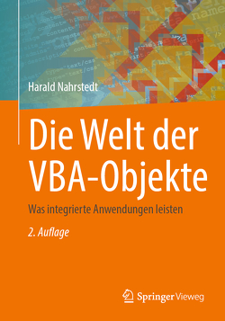 Die Welt der VBA-Objekte von Nahrstedt,  Harald