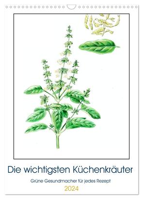 Die wichtigsten Küchenkräuter (Wandkalender 2024 DIN A3 hoch), CALVENDO Monatskalender von dieKLEINERT.de,  dieKLEINERT.de