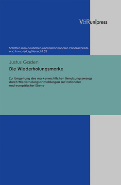 Die Wiederholungsmarke von Gaden,  Justus, Schack,  Haimo