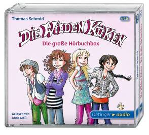 Die Wilden Küken – Die große Hörbuchbox (4 CD) von García,  Eduardo, Gustavus,  Frank, Moll,  Anne, Schmid,  Thomas, Skibbe,  Edda