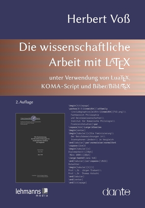 Die wissenschaftliche Arbeit mit LaTeX von Voß,  Herbert