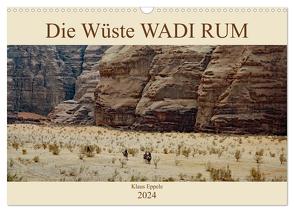 Die Wüste Wadi Rum (Wandkalender 2024 DIN A3 quer), CALVENDO Monatskalender von Eppele,  Klaus