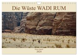 Die Wüste Wadi Rum (Wandkalender 2024 DIN A4 quer), CALVENDO Monatskalender von Eppele,  Klaus