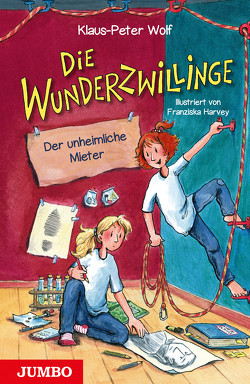 Die Wunderzwillinge. Der unheimliche Mieter von Harvey,  Franziska, Wolf,  Klaus-Peter