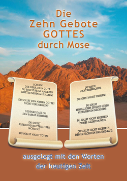 Die Zehn Gebote Gottes durch Mose von Gabriele