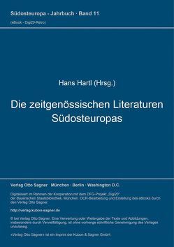 Die zeitgenössischen Literaturen Südosteuropas von Hartl,  Hans